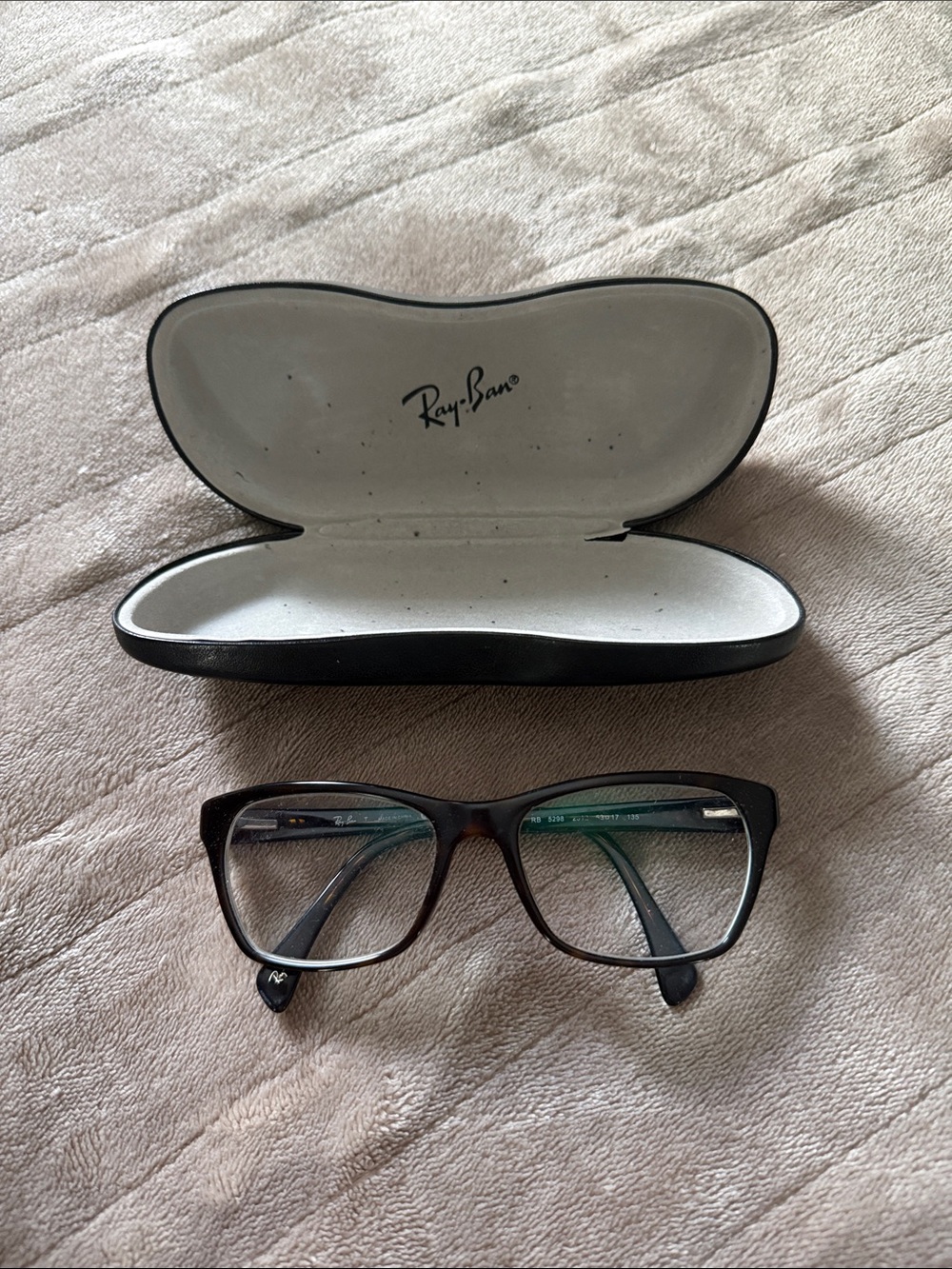 Ray-Ban Women's Tortoiseshell Eyeglasses with Case